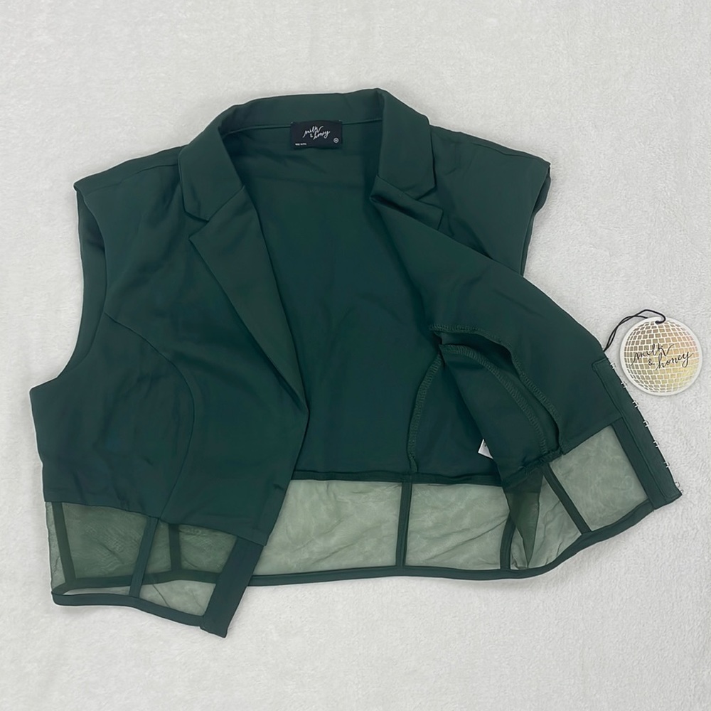Milk & Honey Green Women’s Top Size M